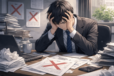 不採用ばかりでメンタル崩壊しそうな人へ｜つらい転職の原因と立て直す方法